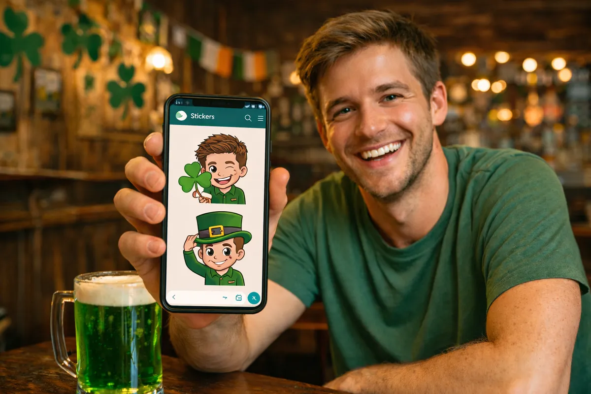 St. Patrick's Day Stickers for WhatsApp 2026